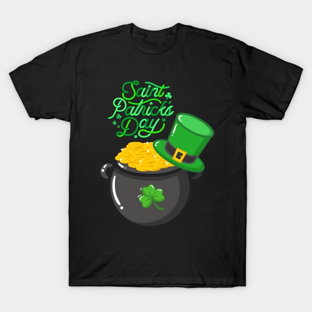 Happy St. Patrick's Day T-Shirt by Hensen V parkes